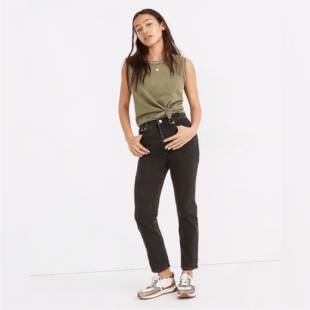 Madewell size 26P The Perfect Vintage Jean Denim Black